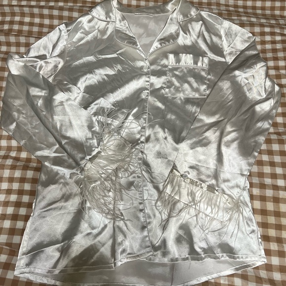 Satin bride pajamas - Picture 4 of 6